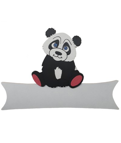 Plaque de porte "Panda"